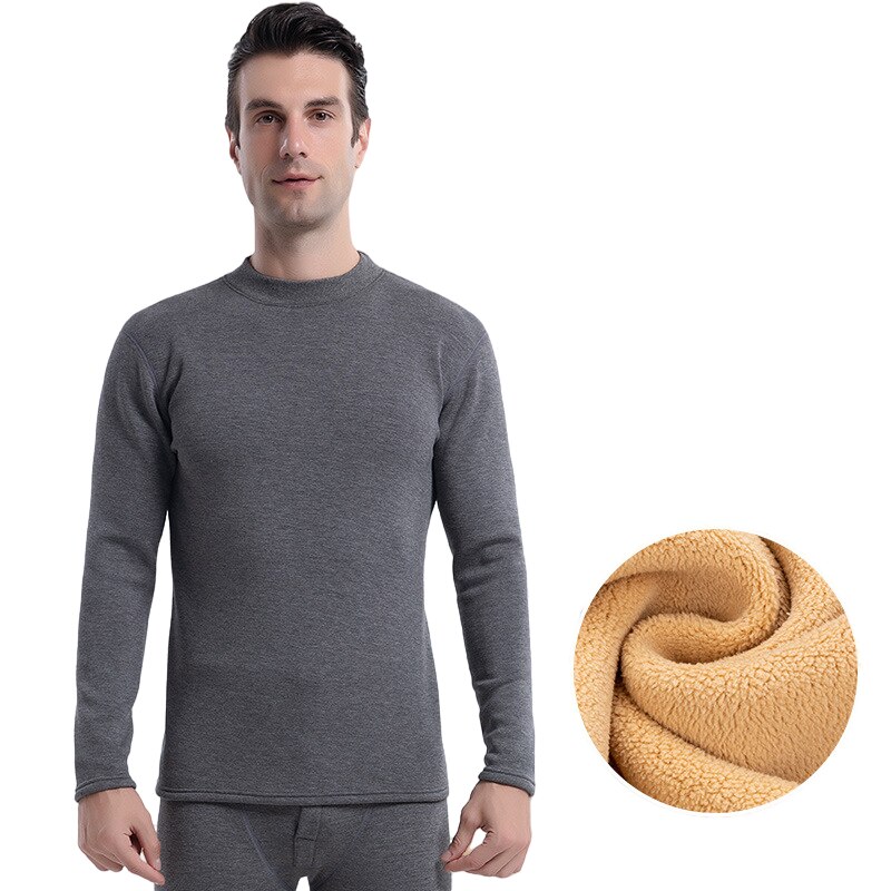 Thermal Underwear Men Thick Lamb cashmere Fleece Long Johns Keep Warm In Cold Winter Days