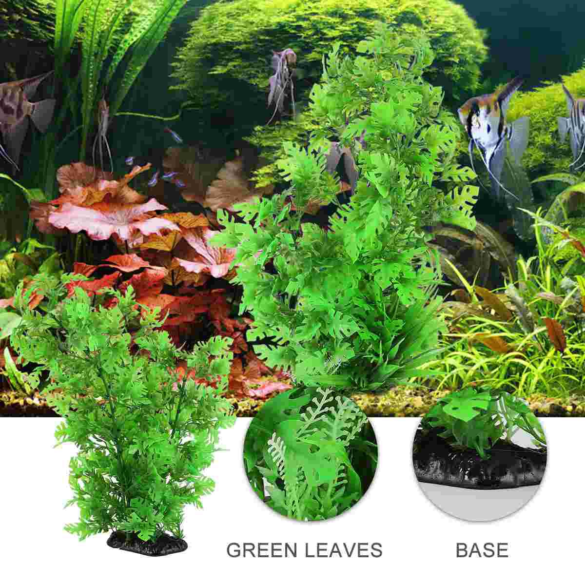 Aquariums Landscape Grass Lifelike Plant Decor Artificial Grass Aquarium Water Plant Fish Tank Grass Aquariums Ornament