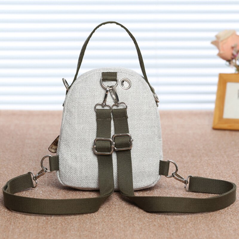 Zaino per ragazze a maglia portatile per bambini