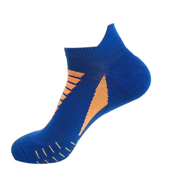 Männer Sport Socken Reiten Radfahren Basketball Laufen Sport Socke Sommer Wandern Tennis Ski Mann Frauen Fahrrad radfahren Socken: Blau