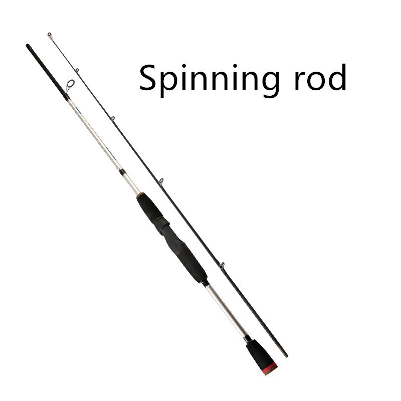 Billiga fiskespön 1.65m 1.8 m 2.1m 2 segment linje wt .6-15lb bete wt .5-20g kol spinning baitcasting fiskespön: Ljusgrå / 2.1m