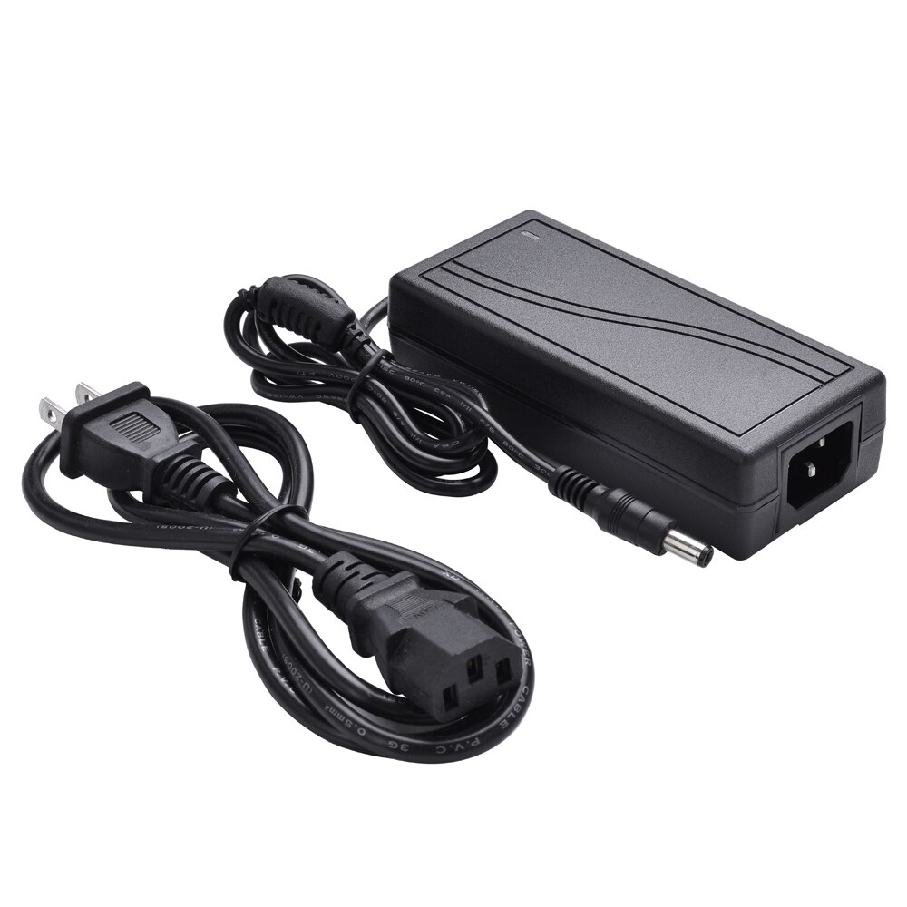 Hamrolte Converter Adapter AC 100-240 V naar DC 12 V 5A Voeding Adapter Met 1 4 Power Splitter Voor Bewakingscamera