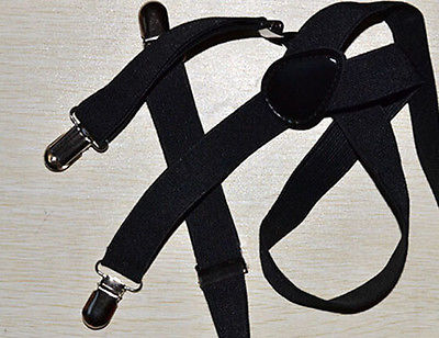 Bebê meninos meninas clip-on suspensor y-back criança suspensórios elásticos 8 cores acessórios gerais