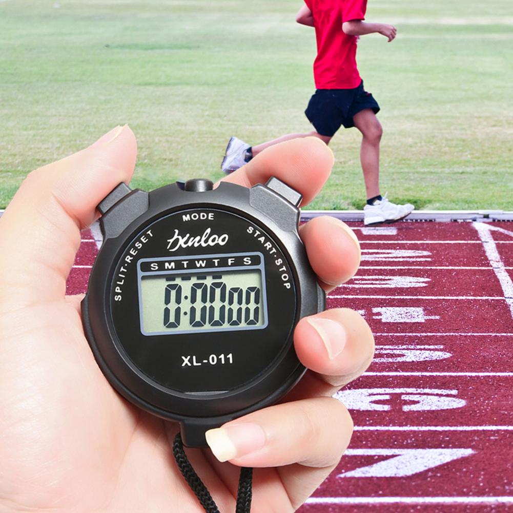 Digital Stopwatch Waterproof Compact Size Sports Timer Simple Operation Silent Stopwatch Timer Chronograph Devices
