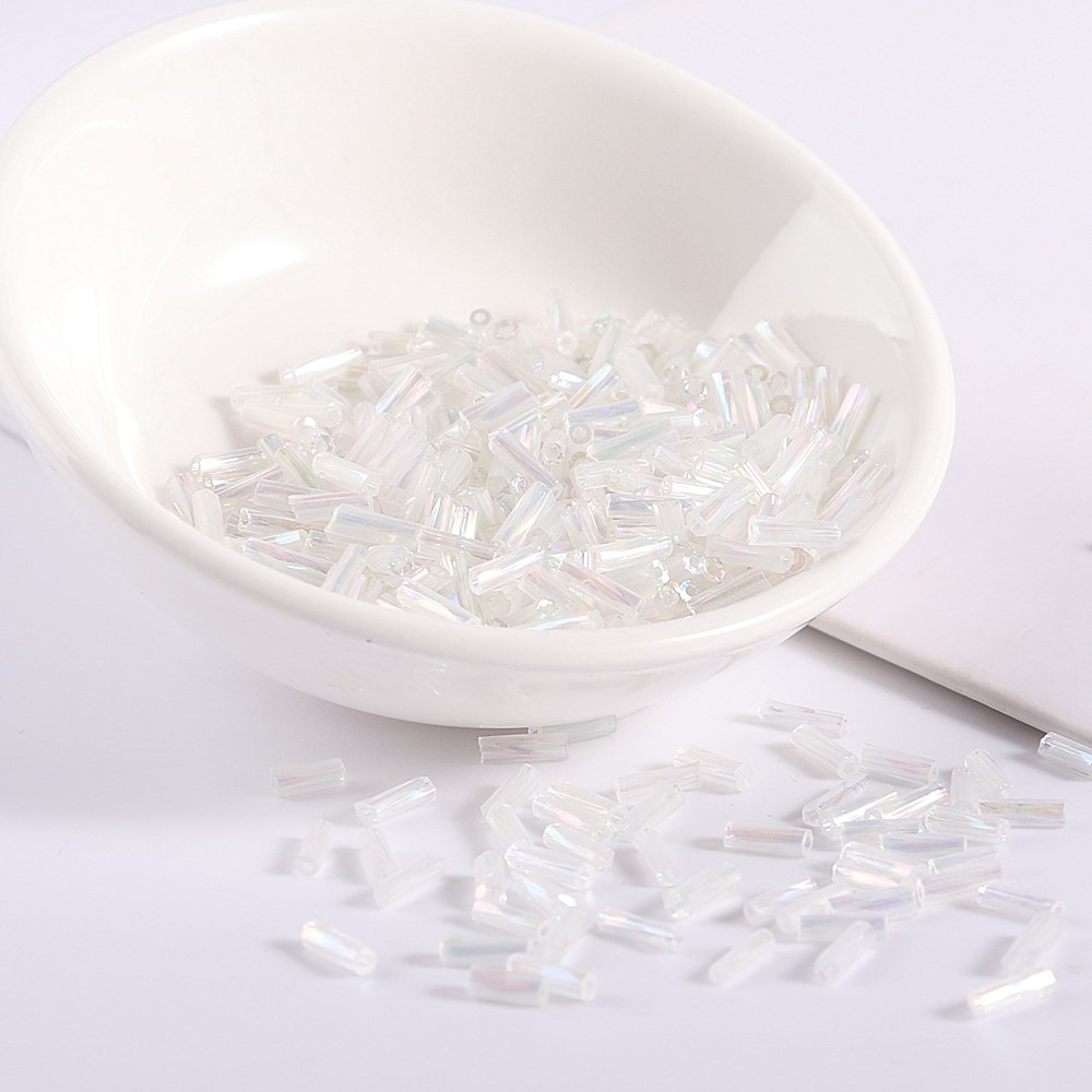 300 Stück spiralförmige Rocailles 11/0 Röhrenperlen 2 x 6 mm Twist Signalhörner Glas Rocailles für DIY Armbinde Schmuck Kleid Herstellung 25 Farben: Lila