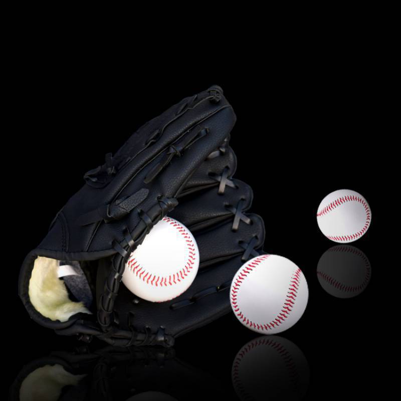 Mannen Baseball Handschoen Lederen Linkerhand Accessoires Softbal Handschoen Lederen Apparatuur Guante De Beisbol Rawling Softbal Training: green / 10.5 Inches