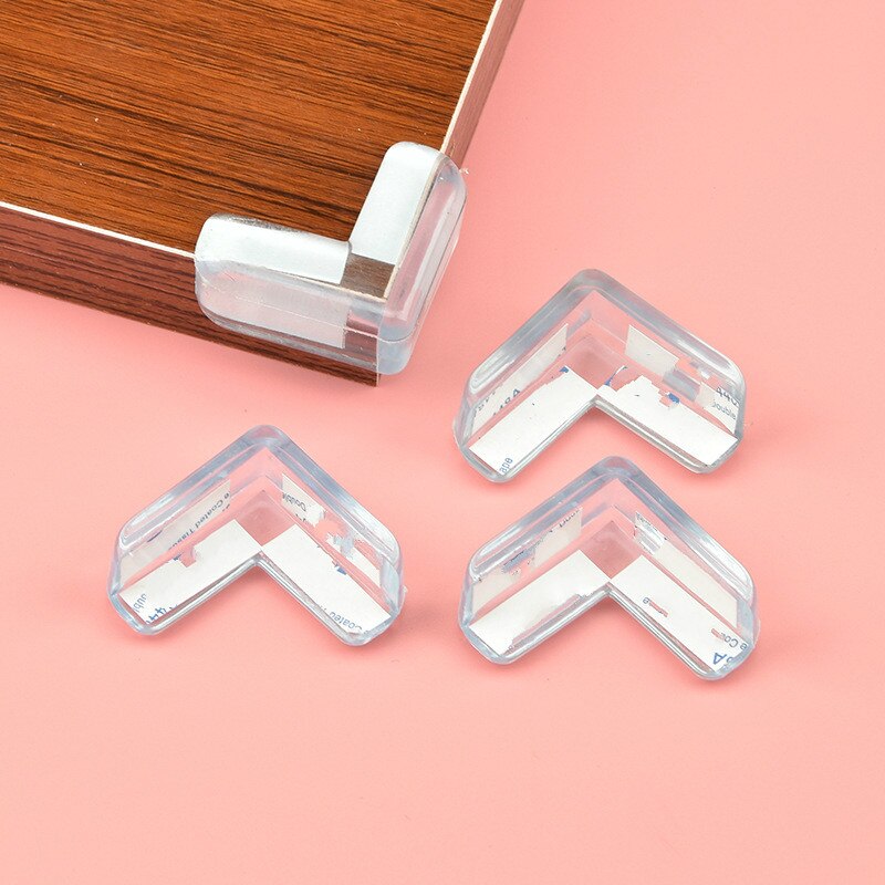 2/5Pcs Baby Safety Transparent PVC Protector Table Corner Furniture Protection Cover Children Anticollision Edge Corner Guard