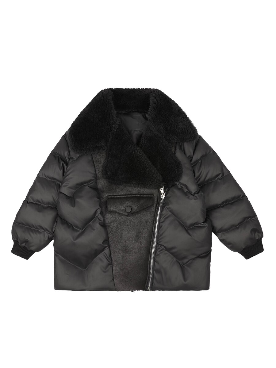 Jongens Warm Houden Katoen Gevoerde Kleding Winter Winter Koreaanse Stijl Katoen Gewatteerde Jas Modieuze Kinderkleding