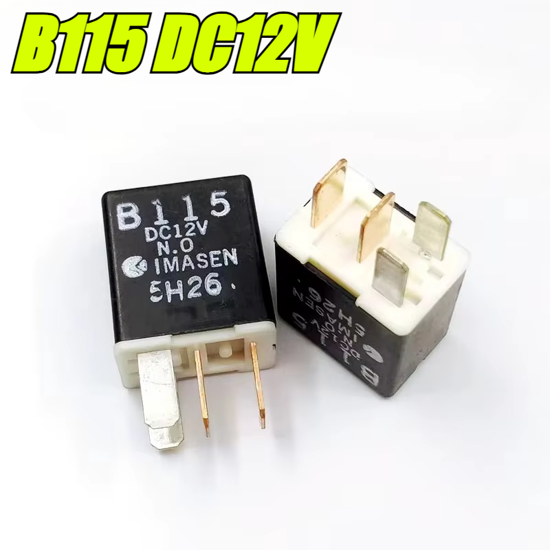 (merkeoriginal) 1 stk/parti 100%  originale ekte reléer :b115 dc12v 4- pinners bilreléer