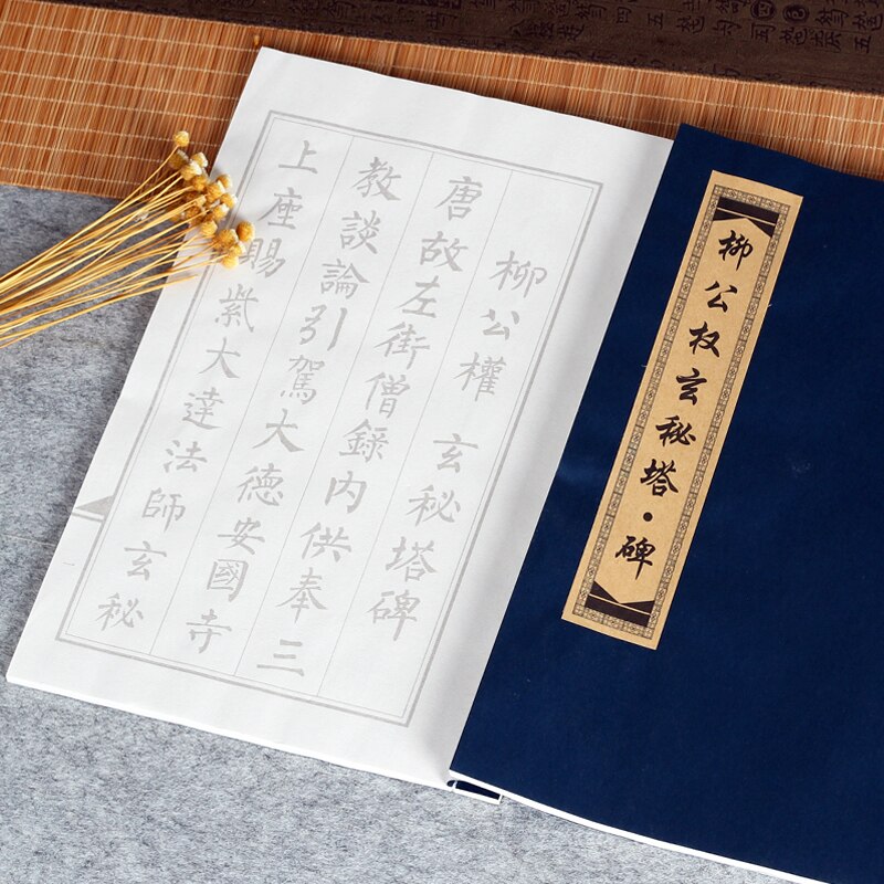 Chinese Calligraphy Copybook Small Regular Script Copying Book Running Script Scriptures Poem Copybook Calligraphy Practice: R