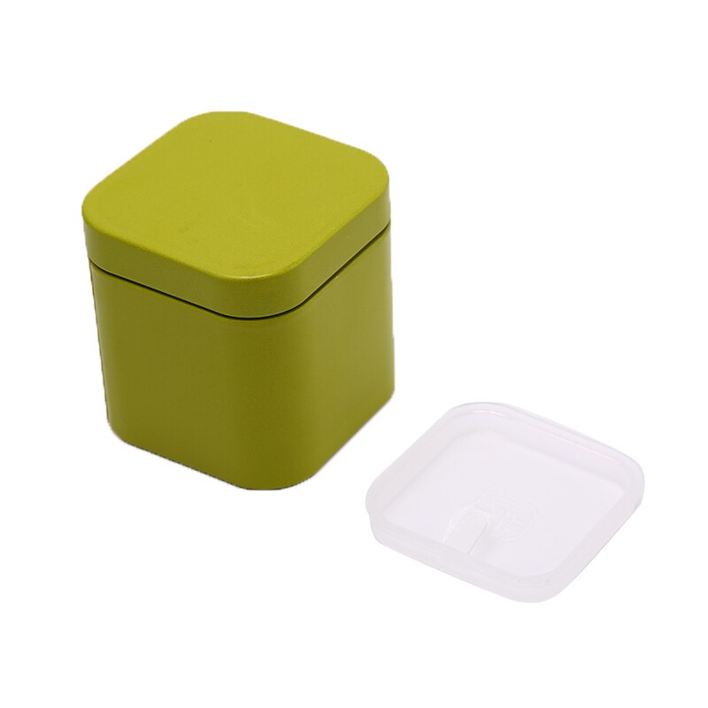 Tea Cans Square Metal Packaging Storage Box Case Small Tin Jars Food Chocolate Candy Sealed Boxes Party Box: 5