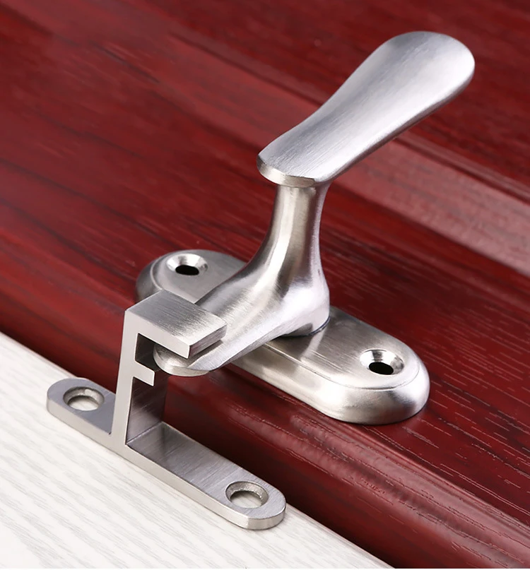Stainless Steel Doors and Windows Sash Lock Window Latch Handle Sliding Window Handle Security Hasp Hardware Fittings