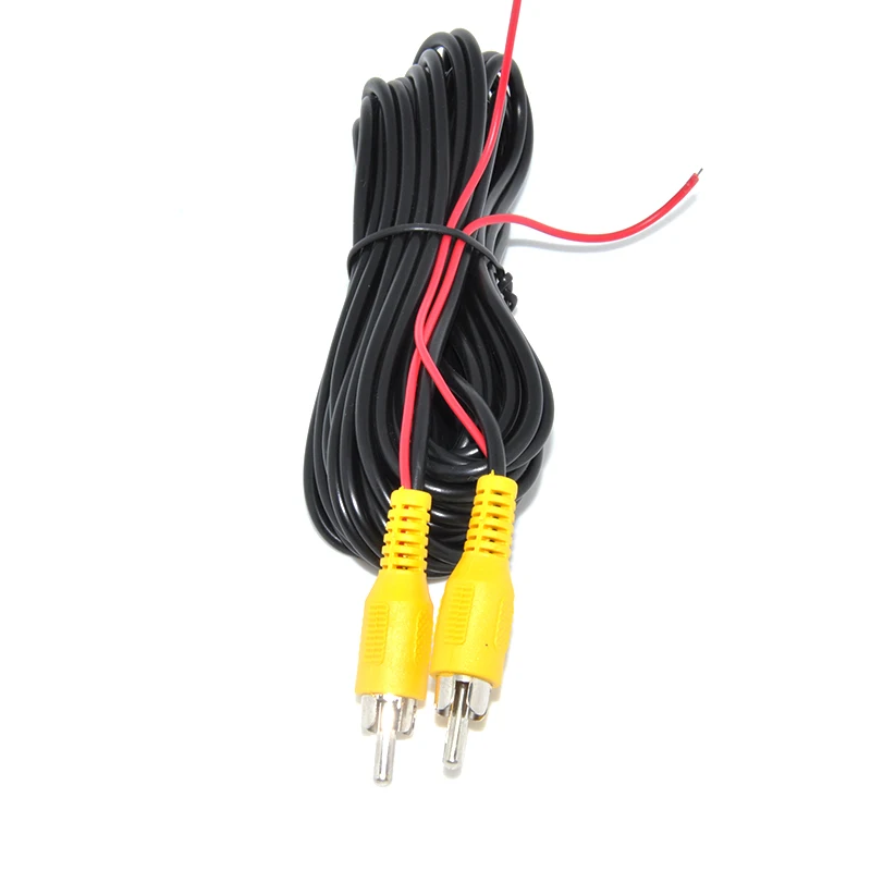 6 Meters RCA-4PIN Or RCA-RCA Video Cable For Car Parking Rearview Rear View Camera Connect Car Monitor DVD Trigger Cable