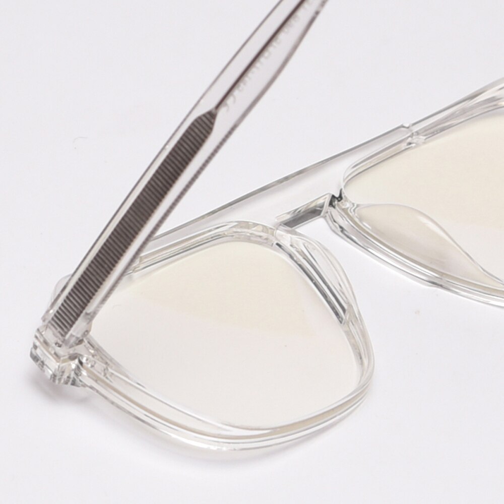 Peekaboo clear oversized glasses optical women tr90 big black transparent eyeglasses for men acetate