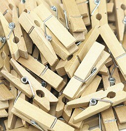 25mm/30mm/35mm/45mm/72mm træfarve /35mm farver spring træ klip tøjklemme håndværk ornament 1-50pc/ taske sort hvid tøj clips: Træfarve 35mm 10pc