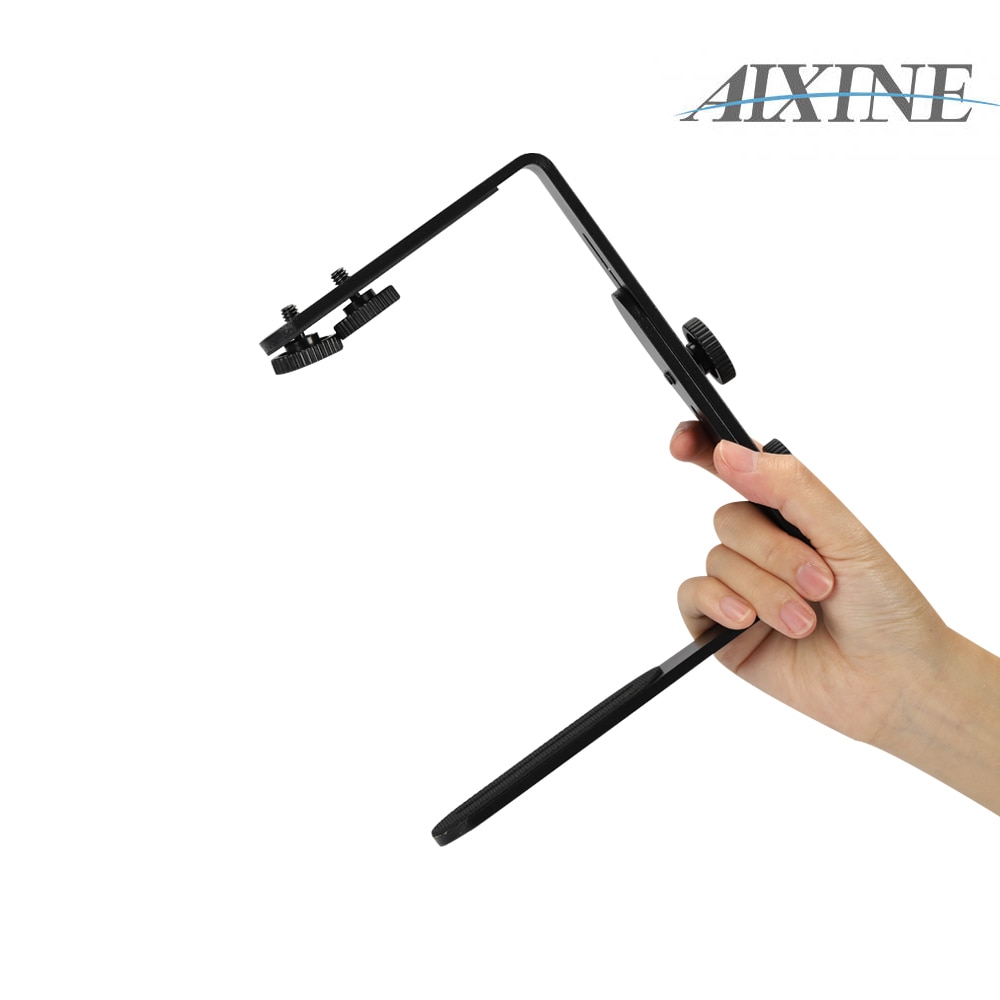 Aixin Double L-Vormige Fotografie Flash Bracket Led Fotografie Licht Slr Camera Beugel