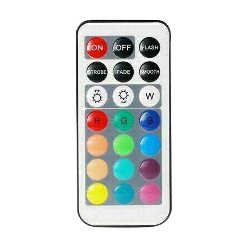 Waterdichte Afstandsbediening Gekleurde Rgb Led Licht Grens Stijl Efx Accent Dompelpompen Licht Afstandsbediening: Blauw