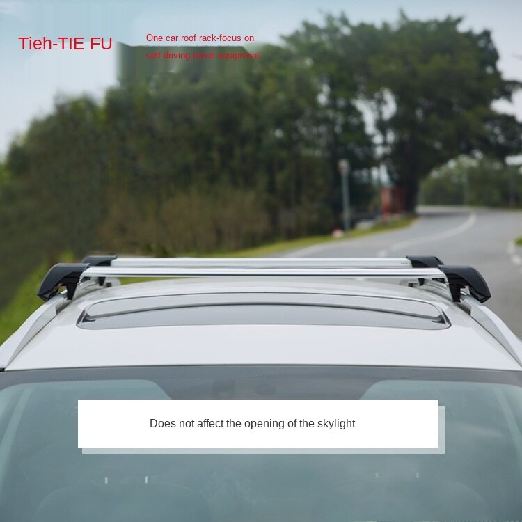 Universele Bagagerek Cross Rail Auto Auto Dak Reizen Rack