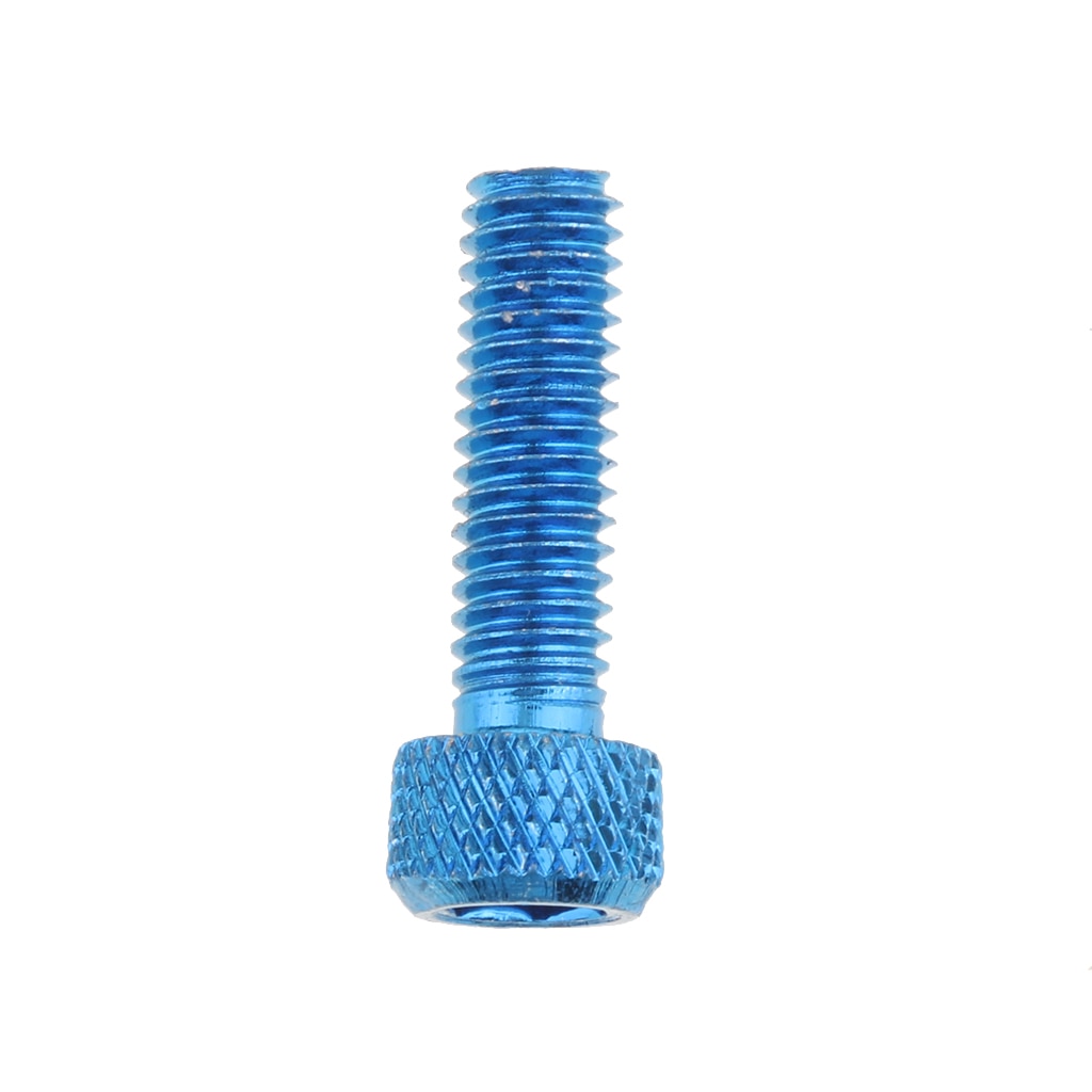 10 stk  m6 x 20mm legering stål unbrakoskrue skrue bolt blå