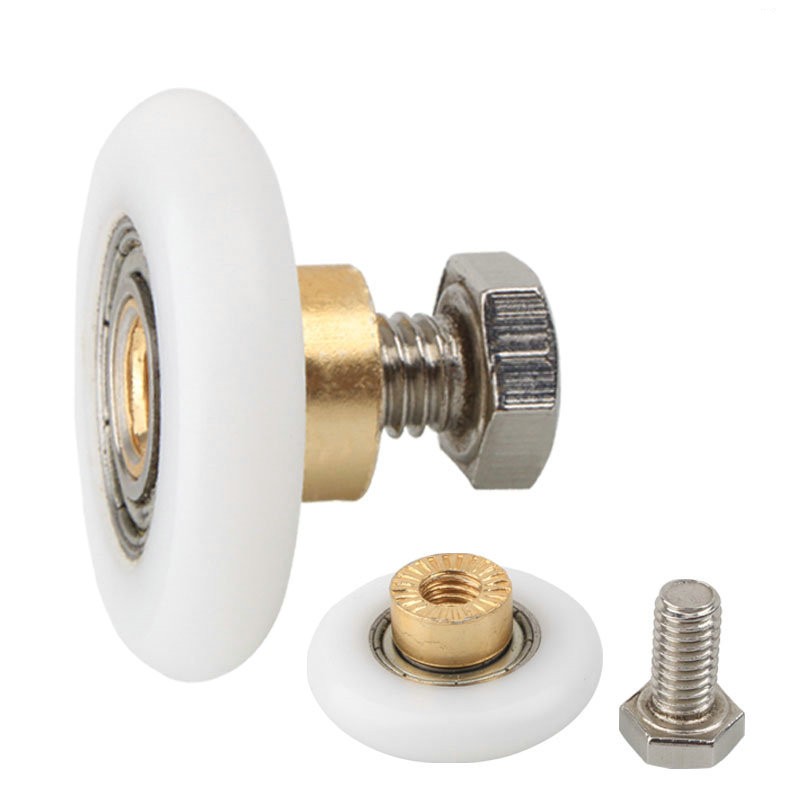 1/2/4 Stück Türrolle, Duschräume, Kabinen, Riemenscheibe, Duschraumrolle/Läufer/Räder/Riemenscheiben, Durchmesser 20/23/25/27 mm