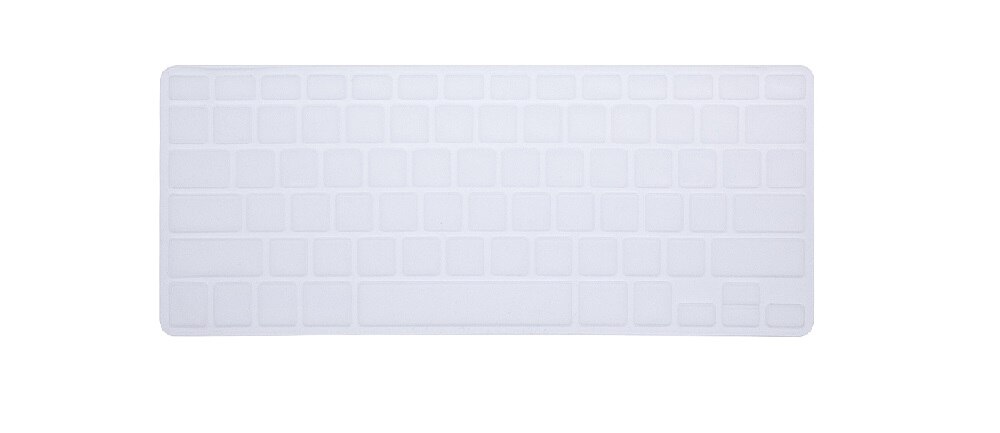 EU US Soft Silicon Keyboard Skin for Macbook Air 13 A1466 Keyboard Cover Slim Waterproof Skin Film Protector: US-Clear