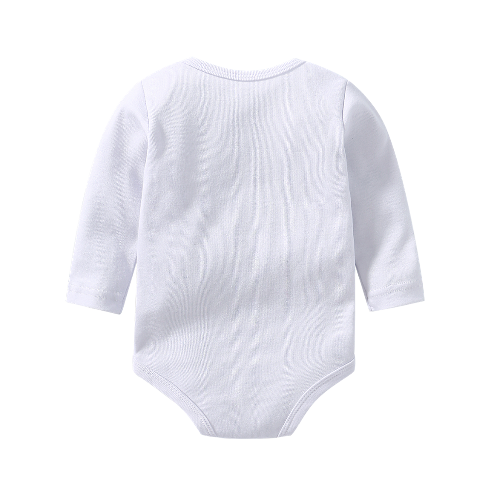Longsleeve baby bodysuits dailywear white basic wear 5 pieces set essential baby clothing