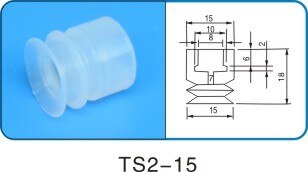 Robot accessoires DP SP zuignap Siliconen mondstuk Industriële TS1/2/3 lagen van vacuüm silica gel Krachtige sucker