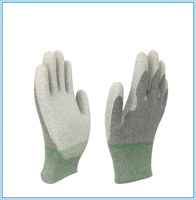 praktisch Reparatur ESD Anti Statische PU Gemalte Kohlenstoff Faser Handschuhe Elektronische Bildschirm PCB Lözehn Arbeits Hand Schutz: Ursprünglich Titel