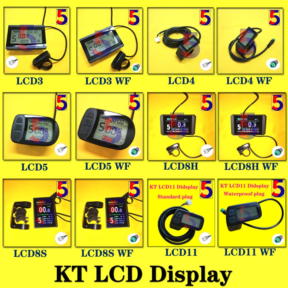 eBike KT LCD11 mini display 24V/36V/48V KTLCD Display for KT controller/ KT LCD3 LCD4 LCD5 LCD8S LCD8H LCD9 LCD10H LCD11 Display