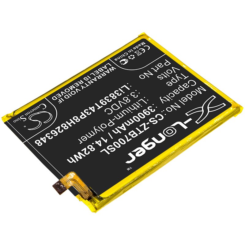 Cs 3900 mah  / 14.82wh akkus für zte  a7010,  blade  a7 ,  blade  a7s, ea72020 li3839 t 43 p 8 h 826348