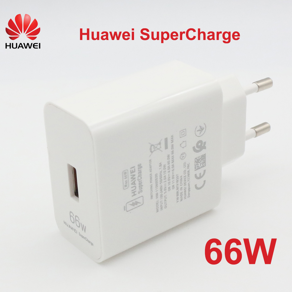 Original Huawei Mate 30 66w SuperCharge EU Power Adapter 6A Type C Cable For Huawei Mate 40 Pro Mate30 40 P40 Pro Nova8 Se P30