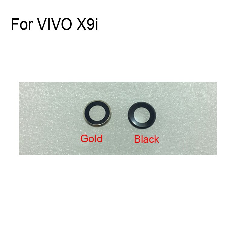 Test goed Voor VIVO X9i x9i Achter Terug Camera Glazen Lens + Camera Cover Cirkel Voor VIVO X9i Reparatie Reserveonderdelen onderdelen Voor VIVO X 9i