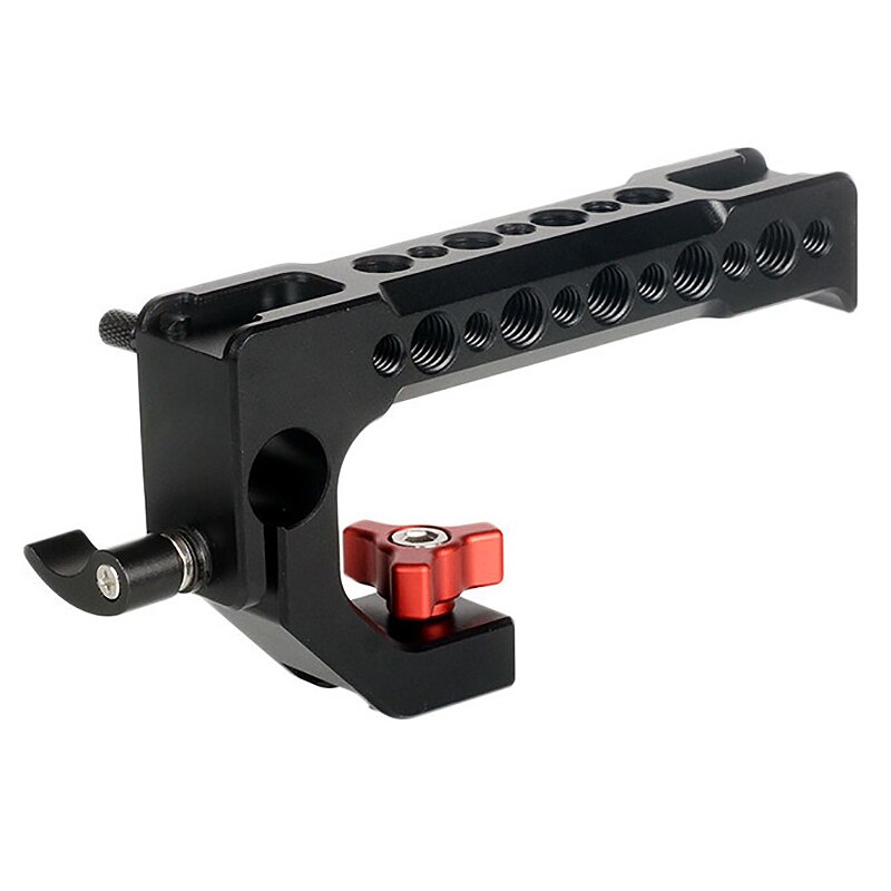 Camera Handle Top Handle Cheese Handle DSLR Camera Cage Top Handle 15mm Rod Hole Cold Shoe Shoe 1/4 Inch 3/8 Inch