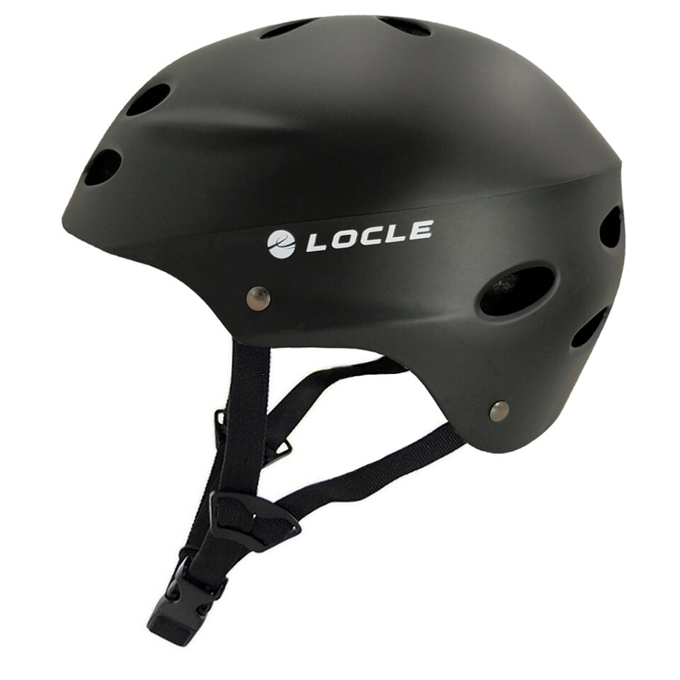 Locle duurzame rotsklimhelm, bergklimhelm, abs+eps reddingsuitrusting om uit te breiden, ce-veiligheidshelm: Zwart / Ik  (58-61cm)