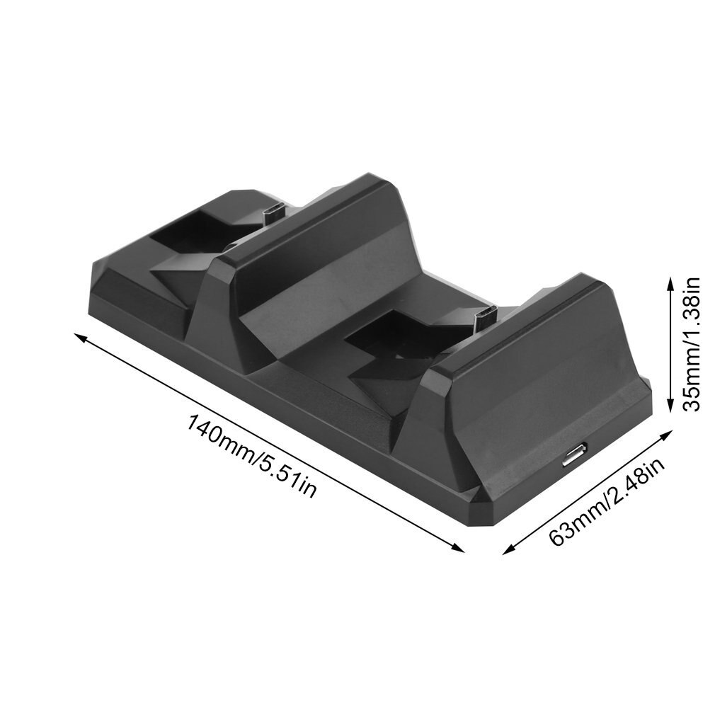 Cargador USB con soporte doble para controlador PS4 carga rápida para controlador y lo más