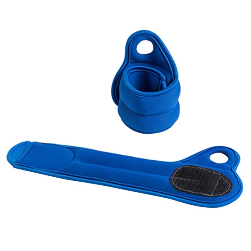 2PCS 1kg Running Walking Hand Wrist Weights Sandbag Iron Sand Invisible Fitness Boxing Strength Training Equipment: L