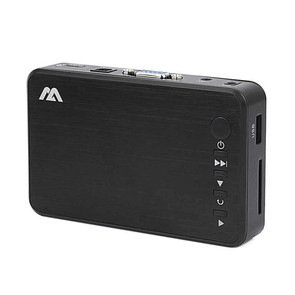 Mini draagbare hdd-spelers, volledige  hd 1920 x 1080 hdmi vga av usb harde schijf u disk sd/sdhc/mmc kaart nieuwste  f10 multimediaspelers