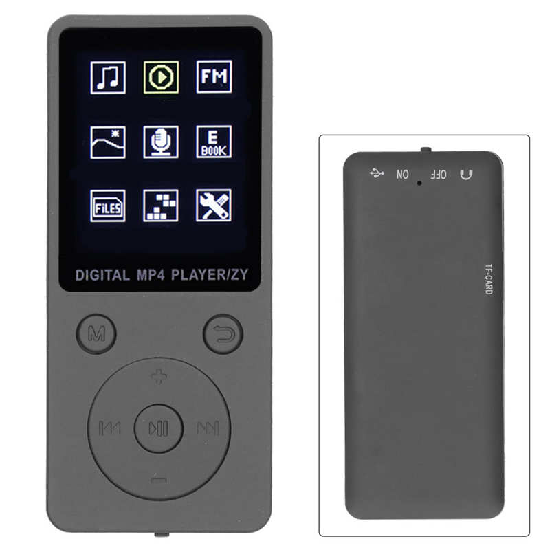 Multifunctionele T1 Mini Muziekspeler Circulaire Draagbare Knop Digitale MP4 Audio Speler Recorder