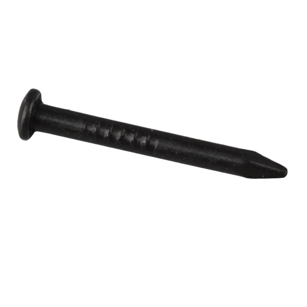 18 x 1.3mm Round Head Black Copper Antique Roofing Nails for Furniture 100g