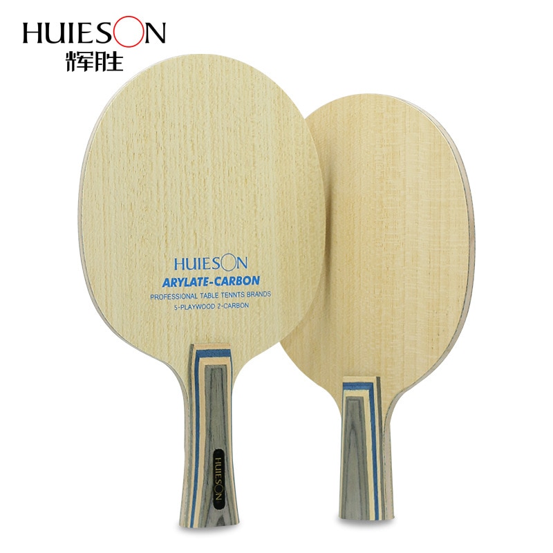 Huieson 7 Ply Arylaat Carbon Fiber Tafeltennis Blade Lichtgewicht Ping Pong Racket Tafeltennis Accessoires