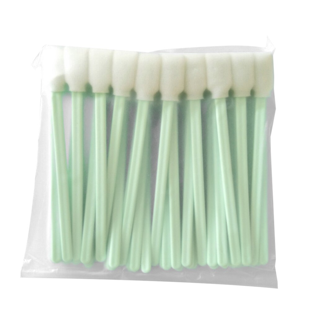 200pcs Cleaning Swab Sticks Multipurpose Spiral Tip Industrial Sponge Stick for Optical Equipment Cleaning: As Shown 1