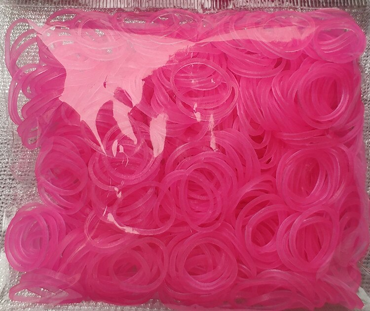 600 pcs loom rubber bands bracelet Colorful for kids or hair rubber loom bands make woven bracelet DIY toys Christmas