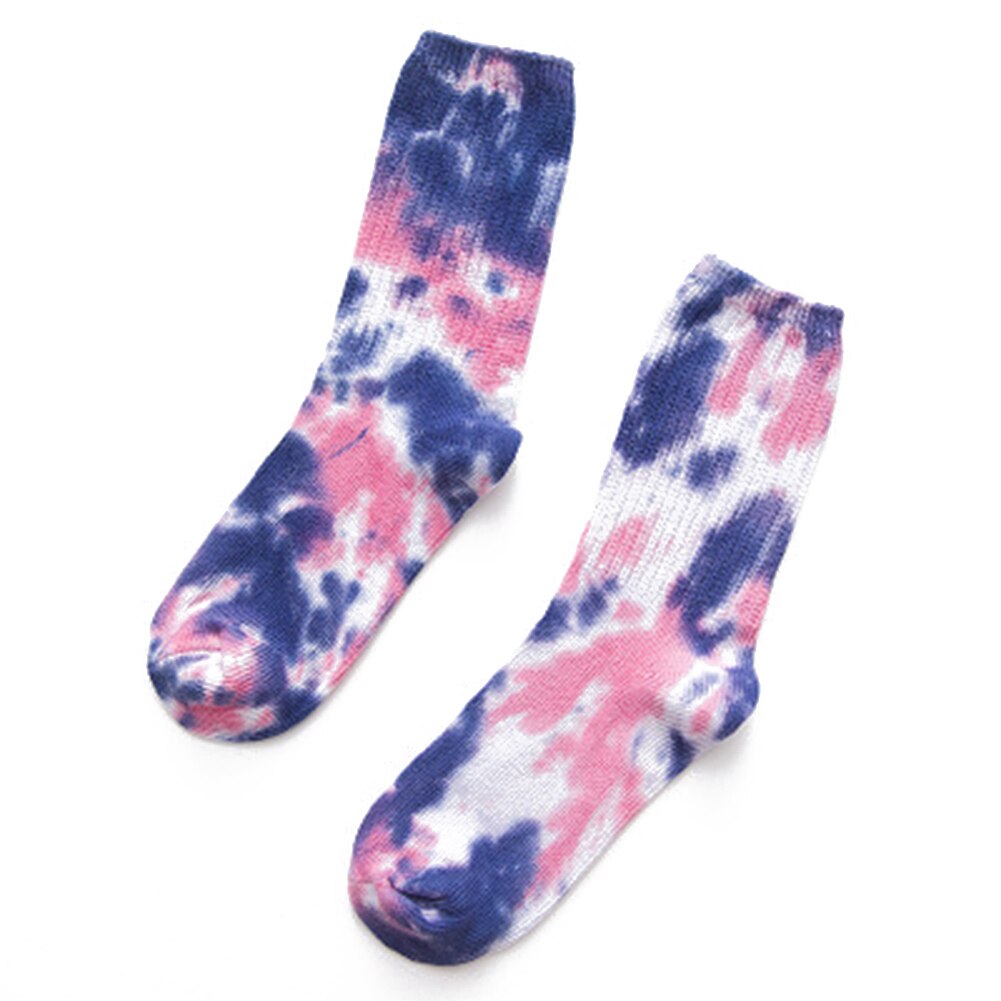 Short Socks Men Women Tie Dye Socks Colorful Cool Crew Socks Funny Hipster Skatebord Ankle Female Sox