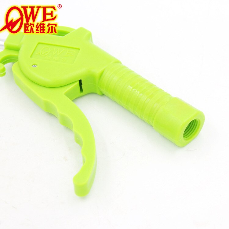 Green Plastic Long Mouth Pneumatic air Blow Gun Blowing Wind Ash Gun Cleaning Gun Dust Remover