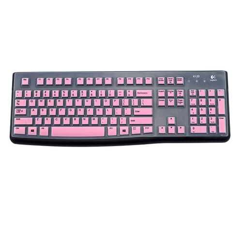 Keyboard Protection for Logitech K120 Keyboard MK120 Desktop Keyboard Protection Film Full Cover Button Cover Keyboard Cover: type3
