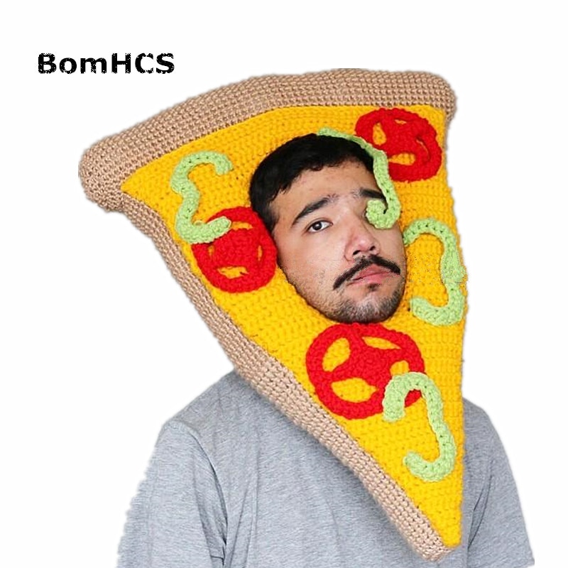 Bomhcs hauska pipo 100%  käsintehty neulottu hattu uudesti halloween juhla syntymäpäivä joulu