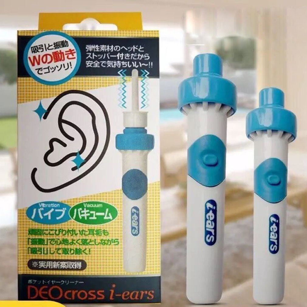 Earwax Removal Kit Earwax Cleaner Portable Automatic Electric Vacuum Earwax Cleaning Tool Set Without Light