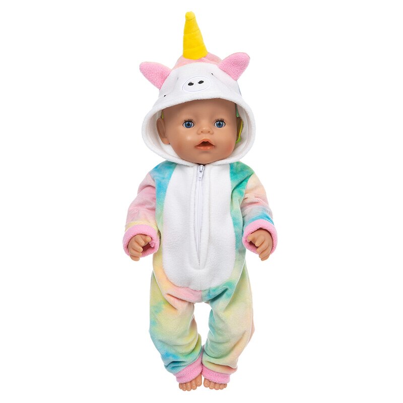 neue Anzug Fit Für 43cm Baby Born Puppe 17inch Geboren Babys Puppe Kleidung