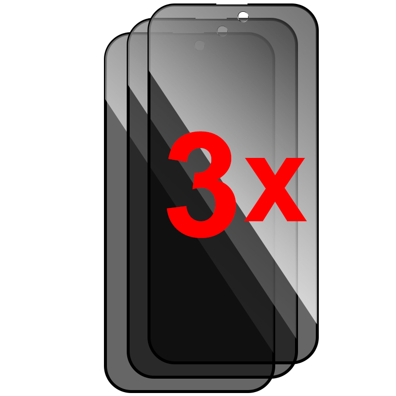 for iPhone 17 17Air 17Pro Max Privacy Screen Protector Anti-spy Tempered Glass Protective Glass For iPhone17 Air Pro Max 17pm: Dark blue / Bundle 21