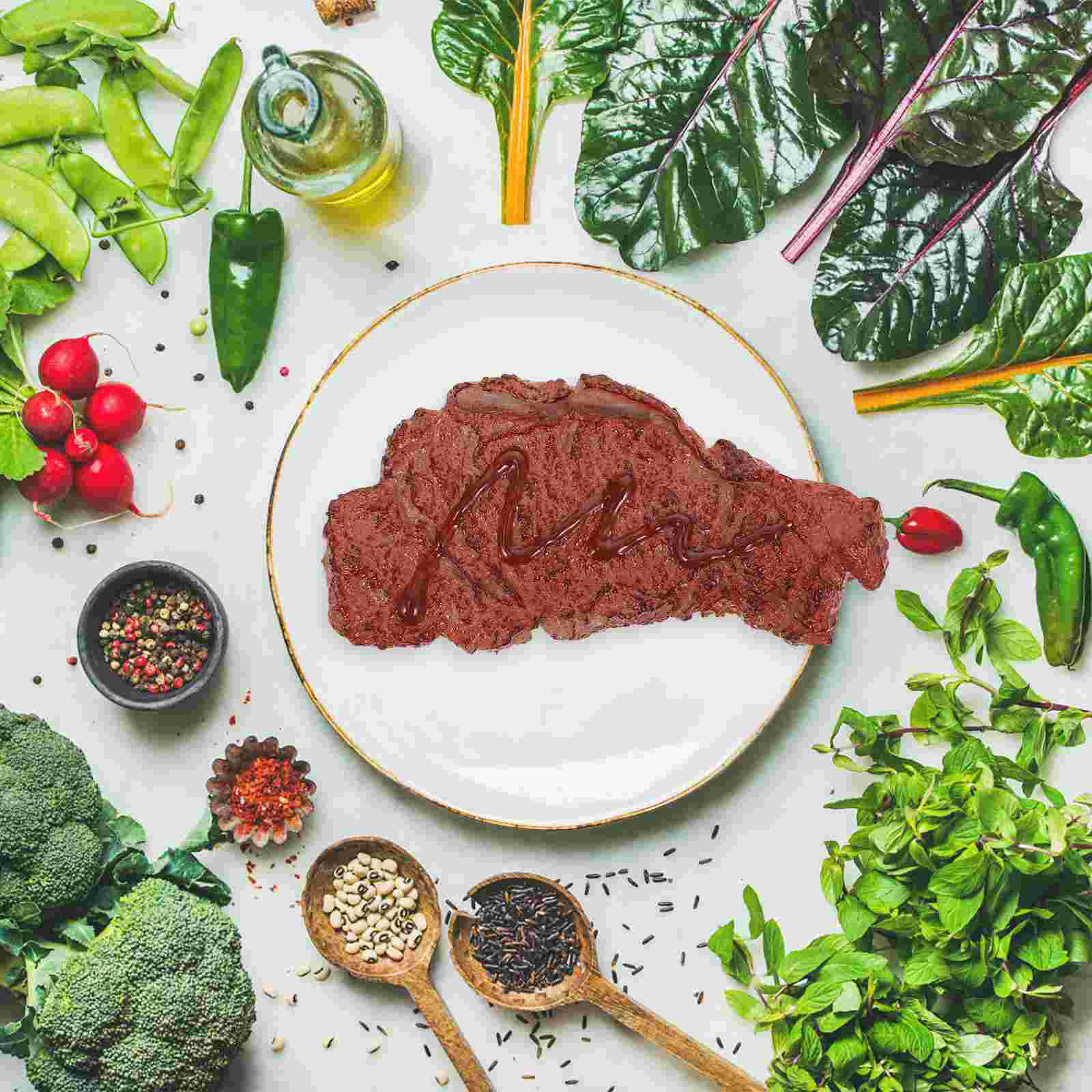 Simulation Steak Kid Playing Steak Grill Steak Model Food for Kids Home Shop Window